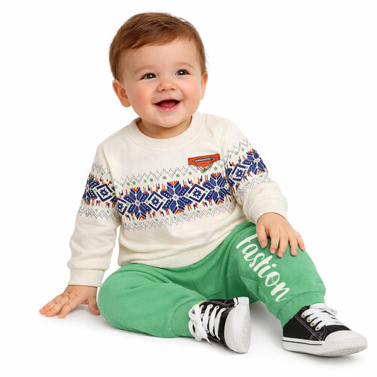 Infant Boys Fine Jersey 2 PC Suit Fashion-Green