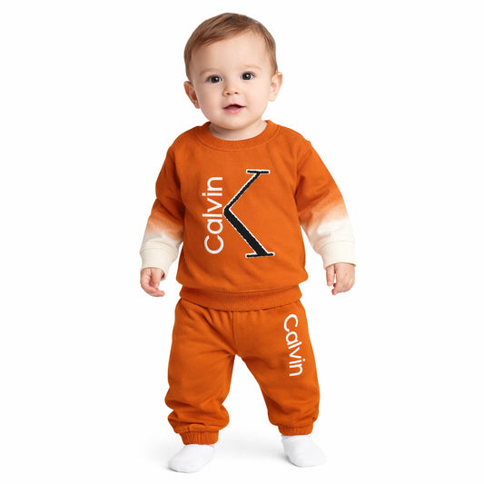 Infant Boys Fine Jersey 2 PC Suit Kelvin-Brown