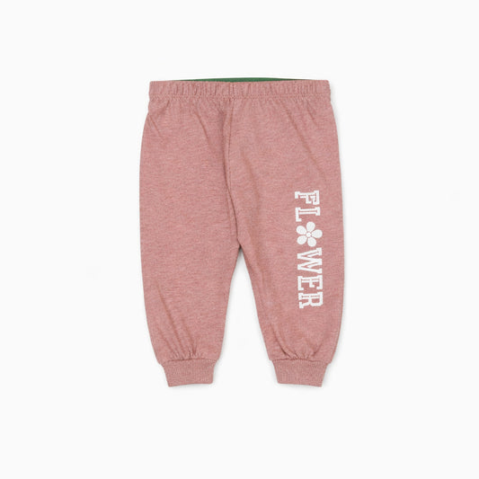 Infant Boys French Terry 2 PC Suit Bear-Pink