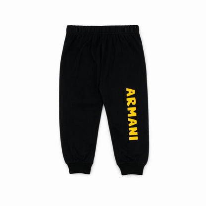 Infant Boys French Terry 2 PC Suit Arman-Yellow